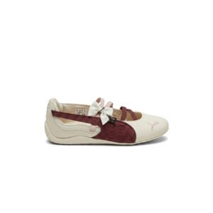 Puma Speedcat Ballet Sneaker – Off White/Burgundy