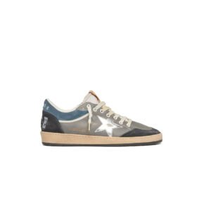 Golden Goose Ball Star Sneaker – Grey/Navy Blue
