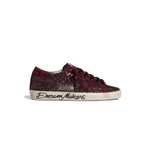 Golden Goose Dream Makers – Burgundy Glitter
