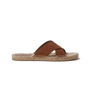 ZEGNA Panarea Suede Sandals BrowN